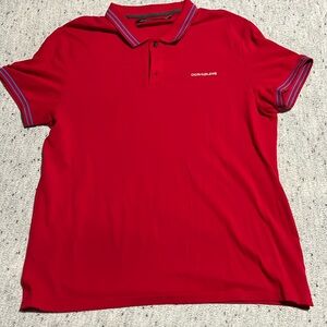 Men’s Calvin Klein Red Polo